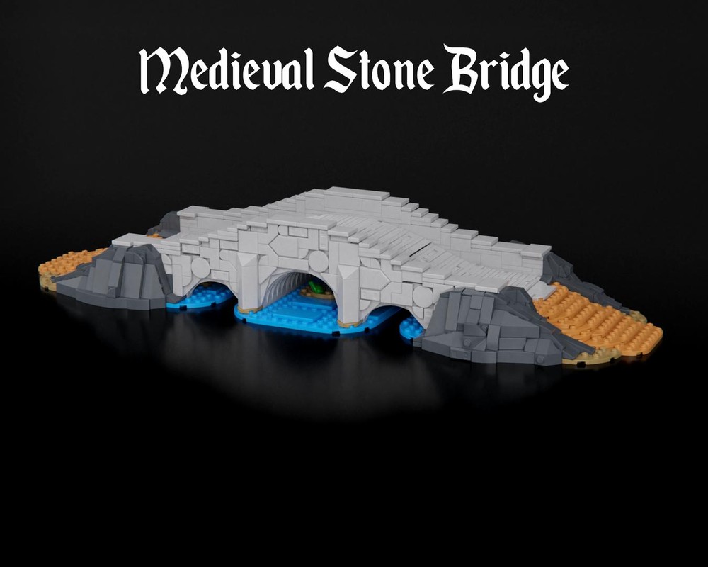 Lego Medieval Stone Bridge