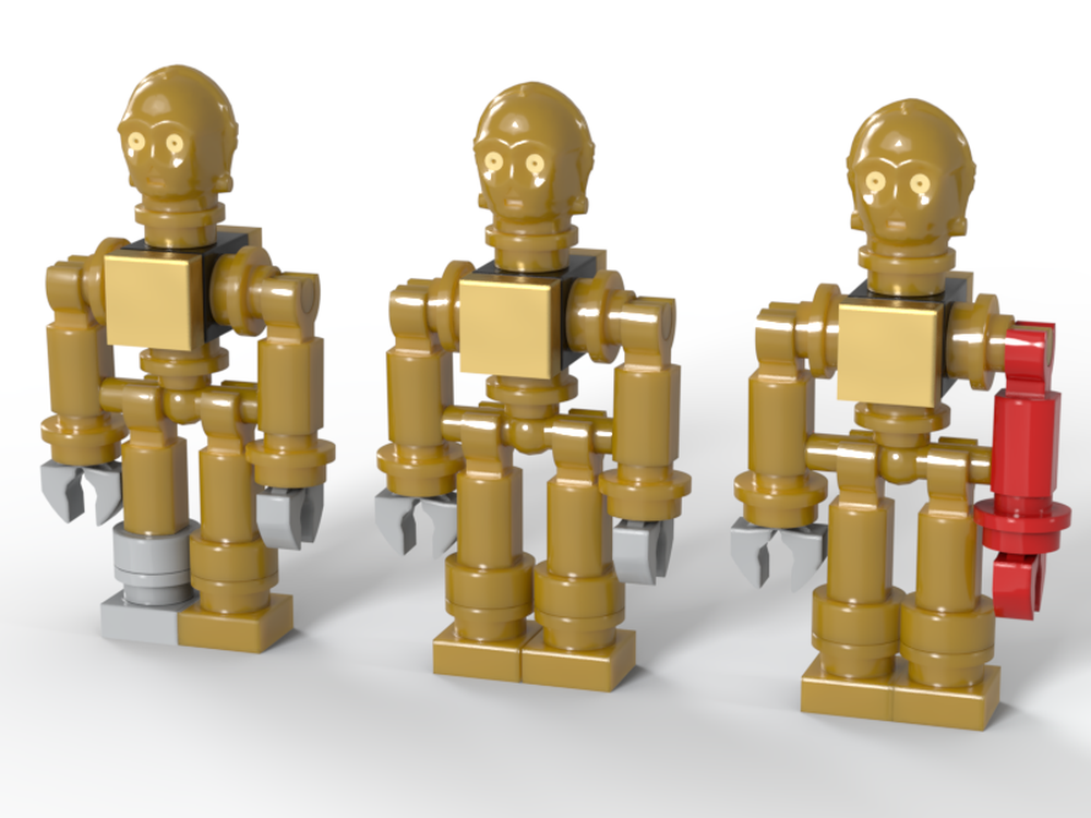 Lego C3PO buildable mini figure