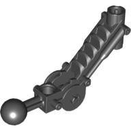 Lego Large Figure Skeletal, Limb, Angular with Ball Joint, and Axle Hole / Black