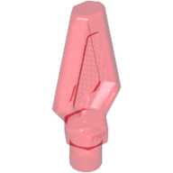 Lego Weapon Pike / Spear Tip with Bar / Trans-Red