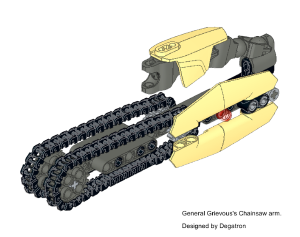 Lego General Grievous's Chainsaw arm.
