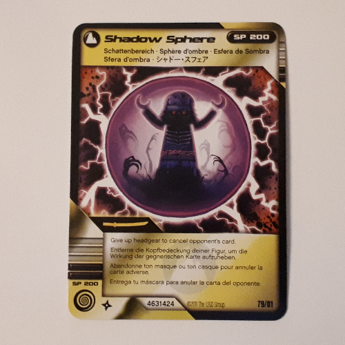 Lego Trading Card, Ninjago Deck #1: 79 - Shadow Sphere - International Version
