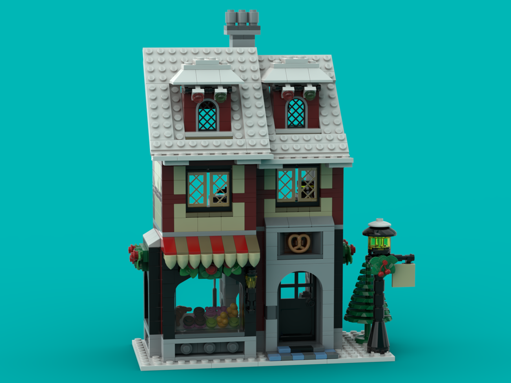 Lego Winter Village Bakery Expanded