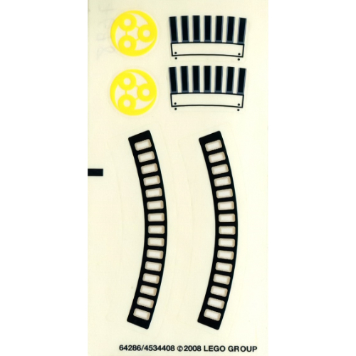 Lego Sticker Sheet for Set 7678-1