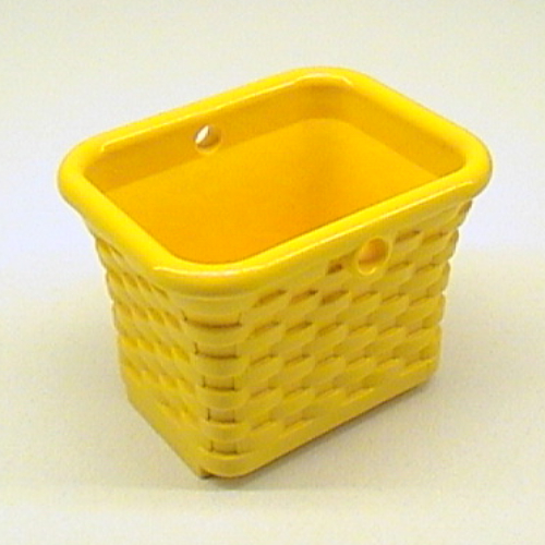 Lego Scala, Container / Basket, Wicker / Yellow