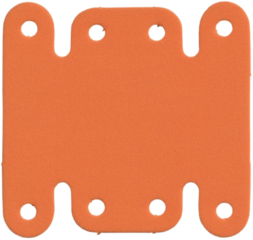 Lego Scala Foam For Set 3148-1, Pert Bed / Orange