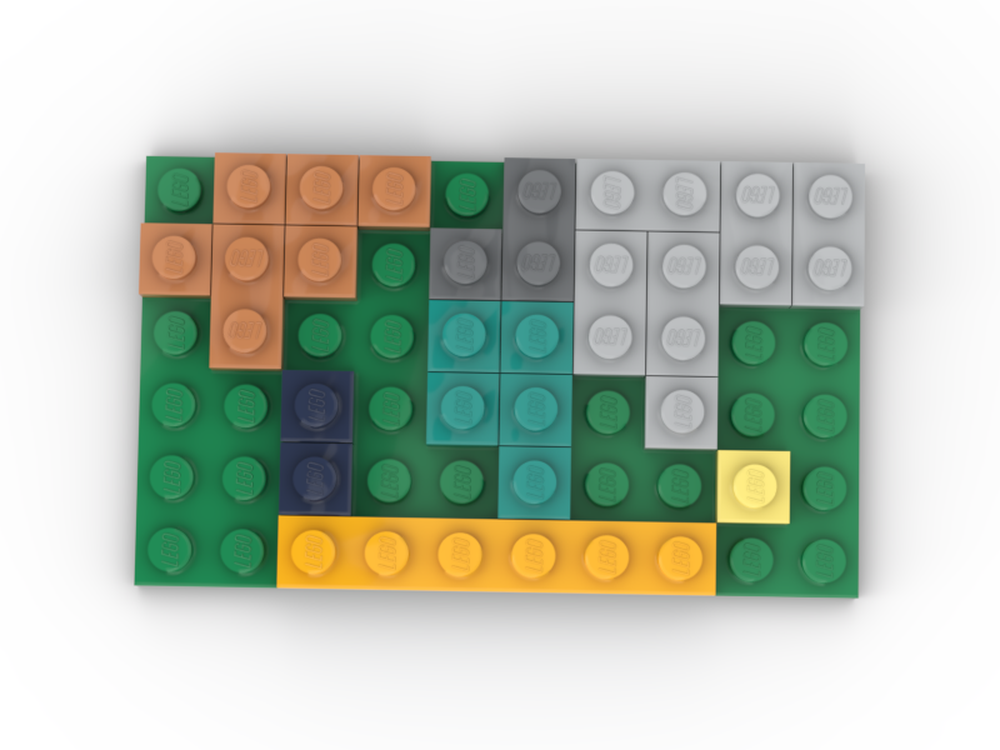 Lego 10270 World Map 1: 613 000 000
