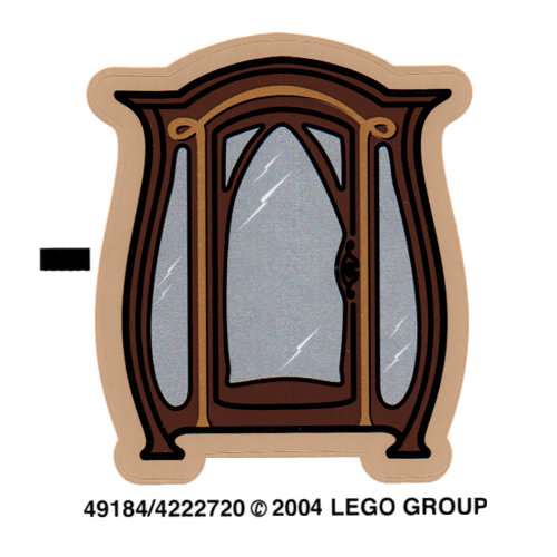 Lego Sticker Sheet for Set 4752-1 / [No Color/Any Color]