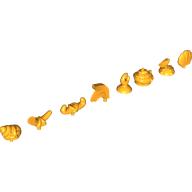 Lego Accessories, Kakamora [Full Set] / Bright Light Orange