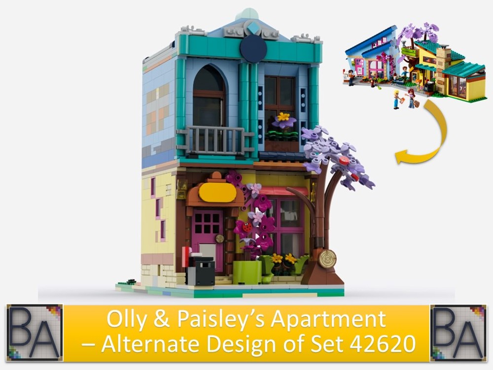 Lego Olly & Paisley's Apt - Alt Design of 42620