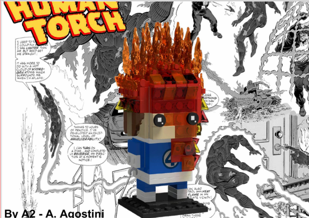 Lego The Human Torch - Fantastic Four
