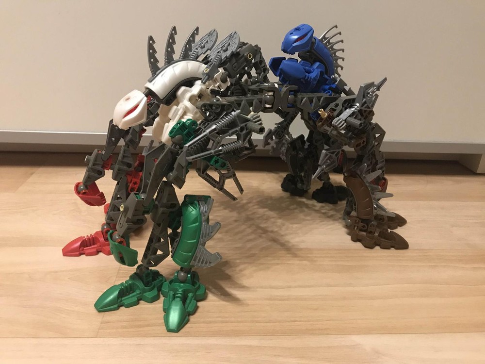 Lego Rahkshi Nui Combo (using all pieces)