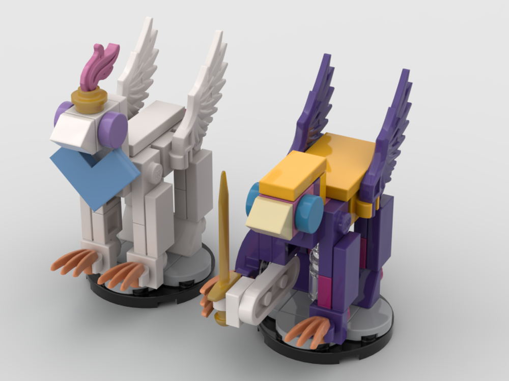 Lego Hippogriff Queen Novo and General Seaspray