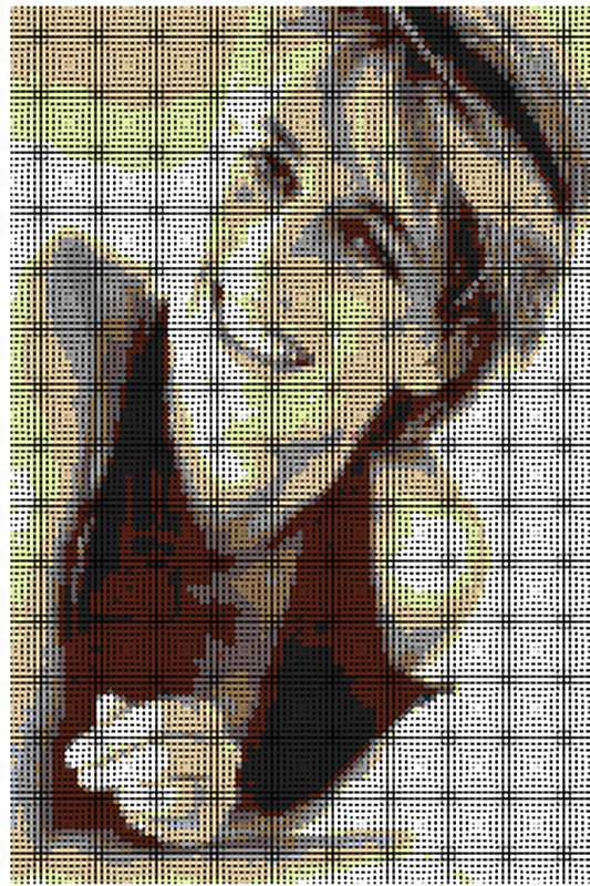 Lego Lady Diana Spencer Mosaic