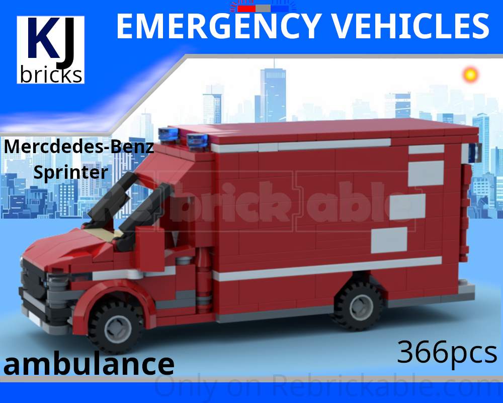 Lego Mercedes-Benz Sprinter ambulance
