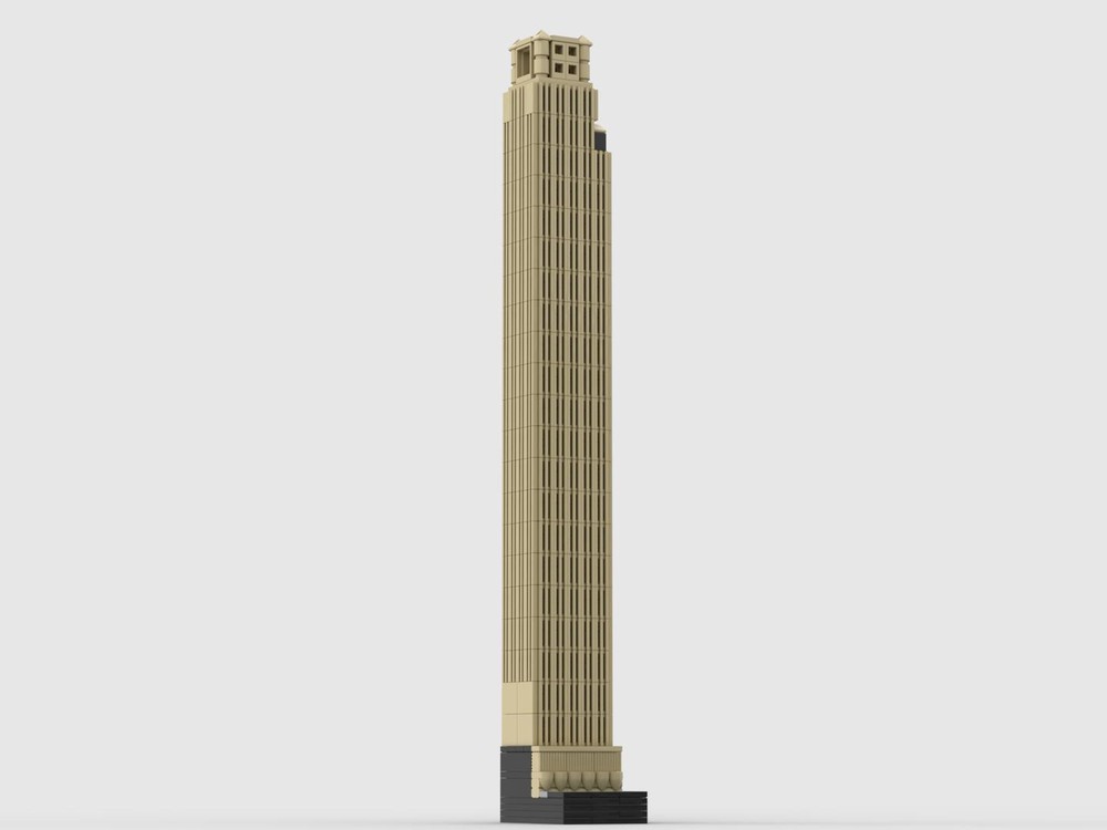 Lego 520 Park Avenue at 1/650th Scale