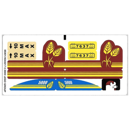 Lego Sticker Sheet for Set 7637-1 / [No Color/Any Color]
