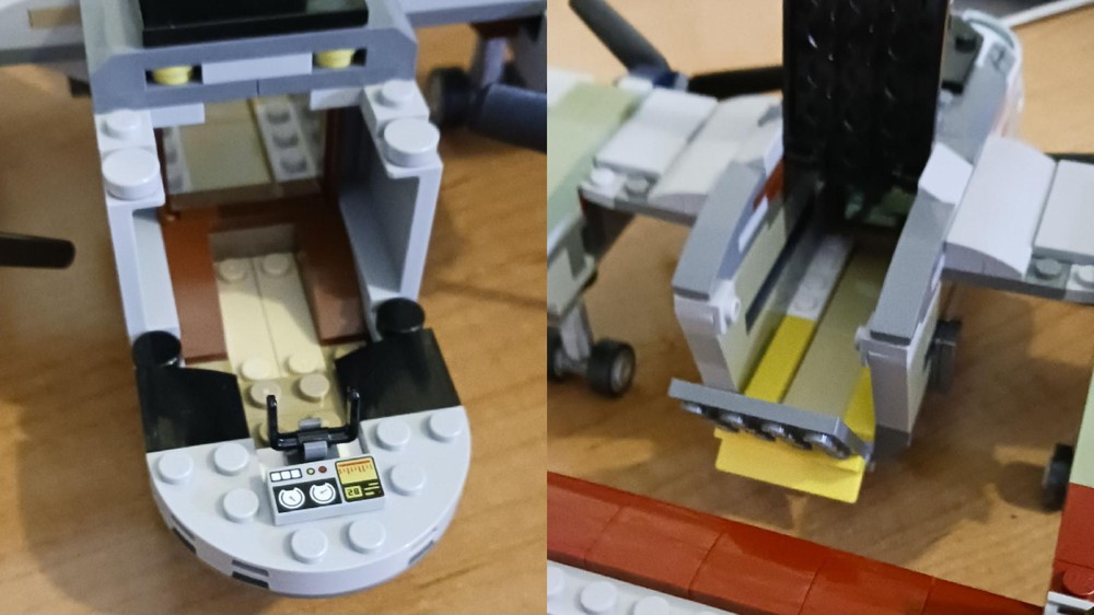 Lego 76947 Alt Build - Plane Interior Modification