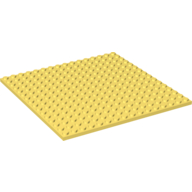 Lego Plate 16 x 16 / Bright Light Yellow