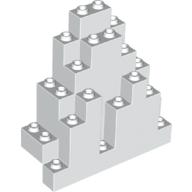 Lego Rock Panel Triangular 3 x 8 x 7 / White