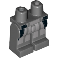 Lego Hips and Dark Bluish Gray Legs with Inquisitor Robe Print / Dark Bluish Gray