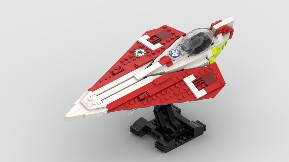 Lego Delta-7b Aethersprite-class light interceptor - Obi-Wans Version