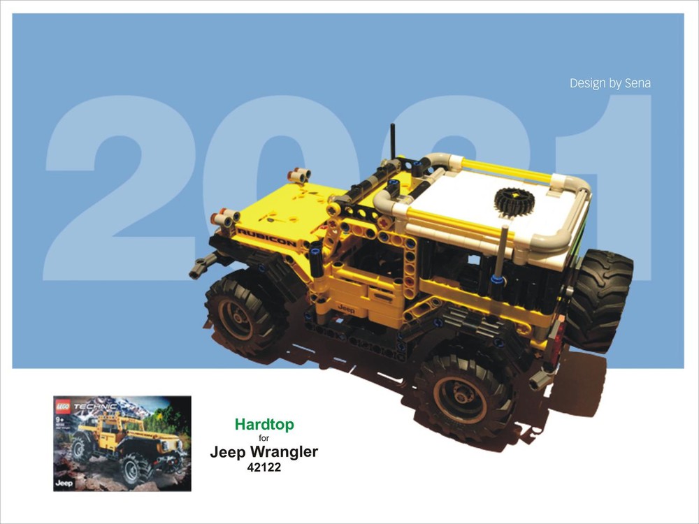 Lego Hardtop Modification Upgrade Jeep Rubicon 42122