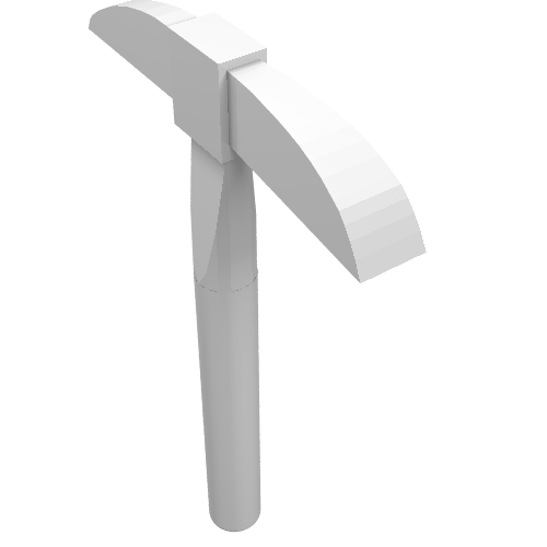 Lego Tool Pickaxe / White