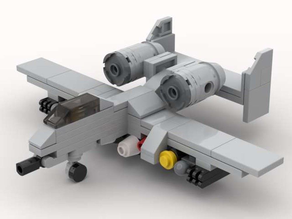 Lego A-10 Thunderbolt (''Warthog'') mini v1 [Remastered]