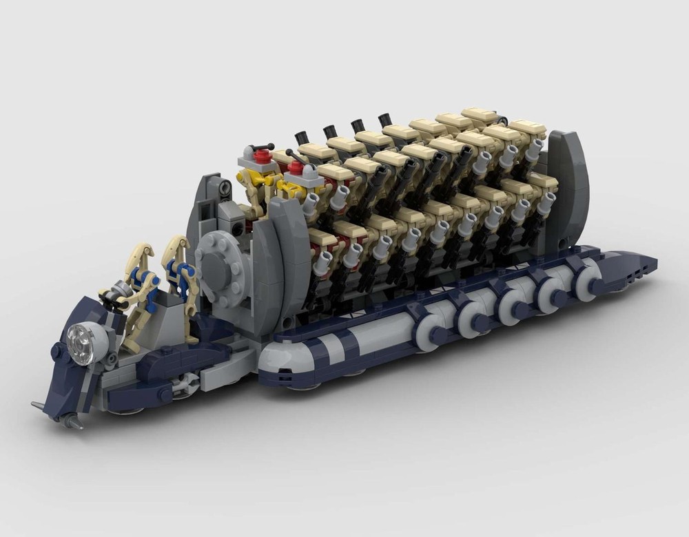Lego Brickticks Droid Works Modified 75086 Separatist Platoon Attack Craft