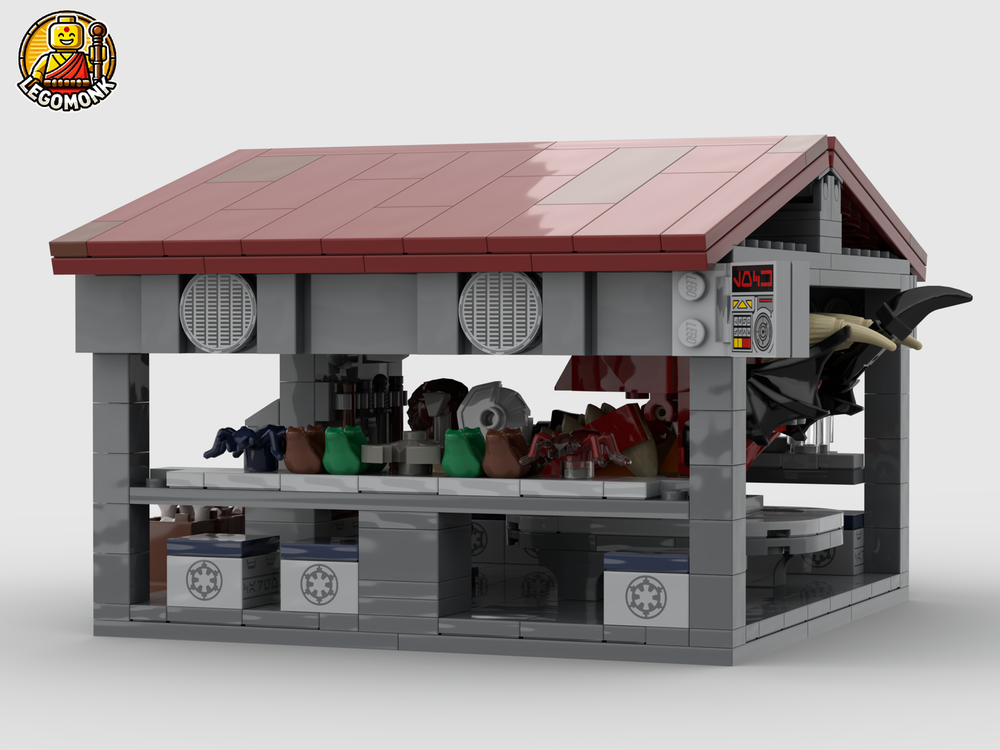Lego Scenario of Tatooine - Market Part07