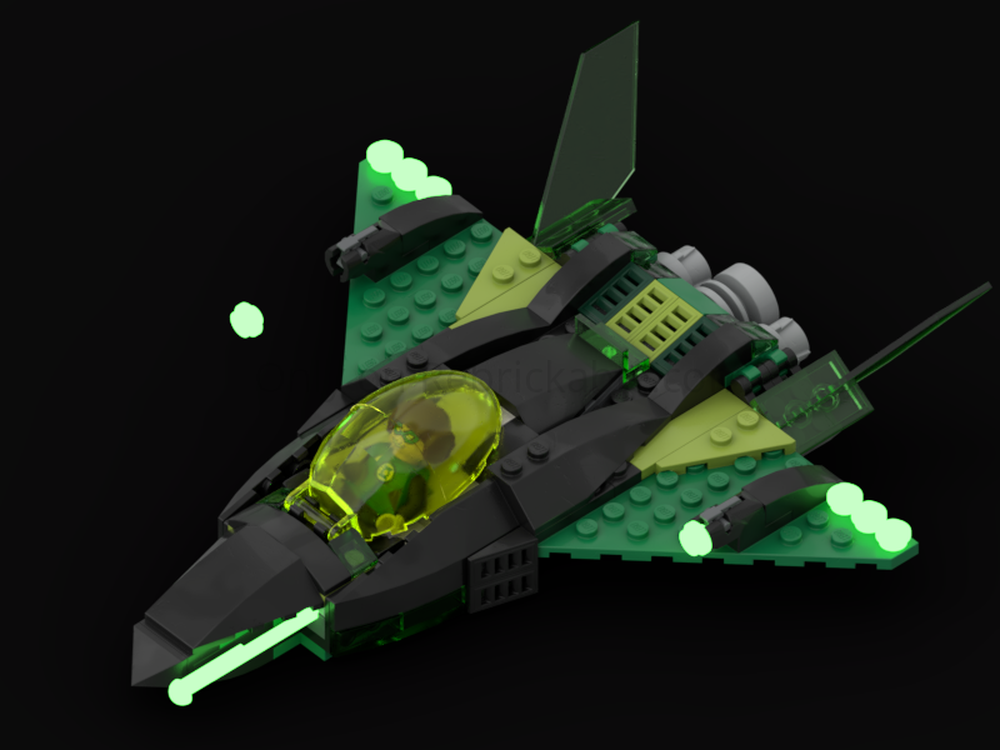 Lego Green Lantern Jet modification
