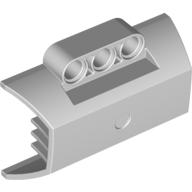 Lego Technic Engine Block Half / Side Intake Panel / Very Light Bluish Gray