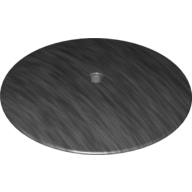 Lego Dish 9 x 9 Inverted with Pin Hole (Radar) / Pearl Titanium
