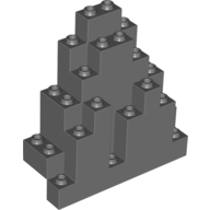 Lego Rock Panel Triangular 3 x 8 x 7 / Dark Bluish Gray