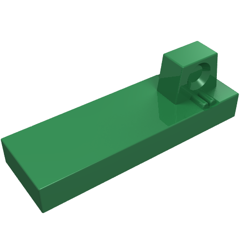 Lego Hinge Tile 1 x 3 Locking with 1 Finger on Top / Green