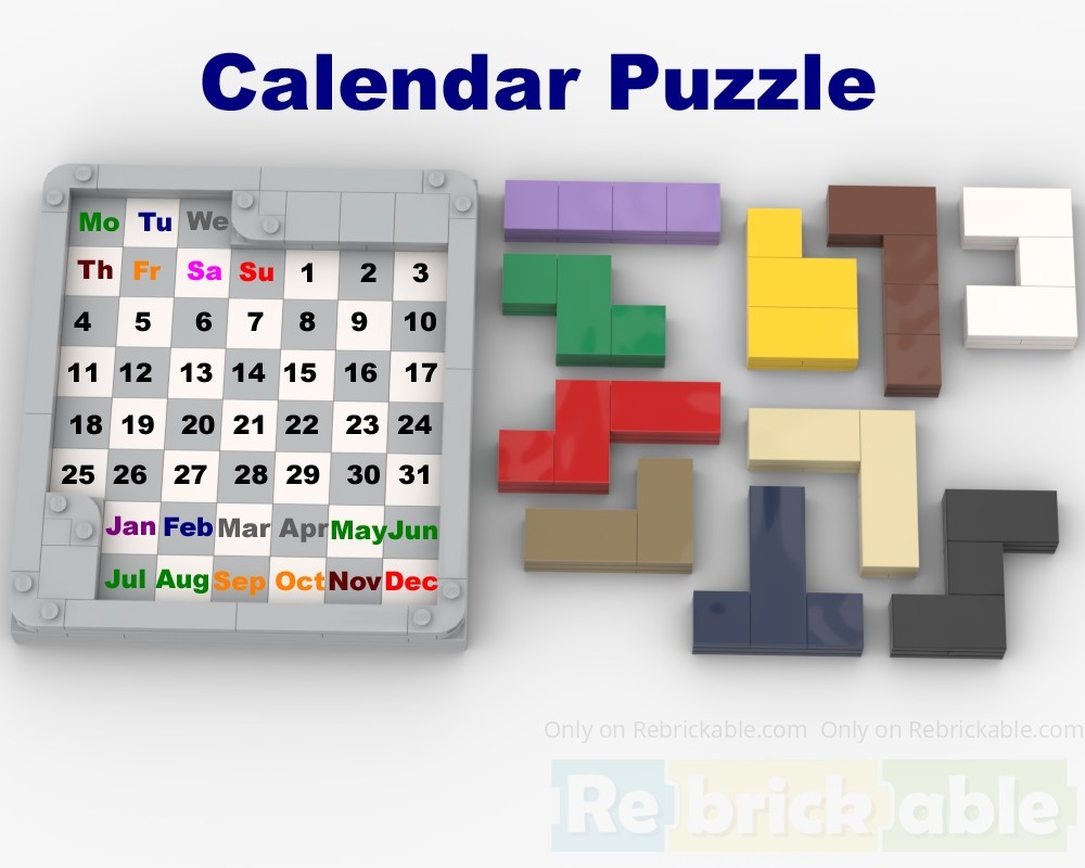 Lego Calendar Puzzle