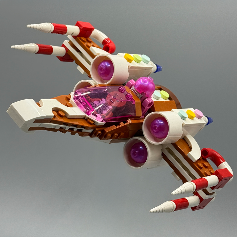 Lego Gingerbread Rebel Fighter – (Fan‑Made) Build Instructions