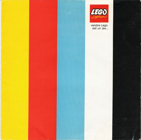 Lego 1967 Dealer French 'Launch Folder'