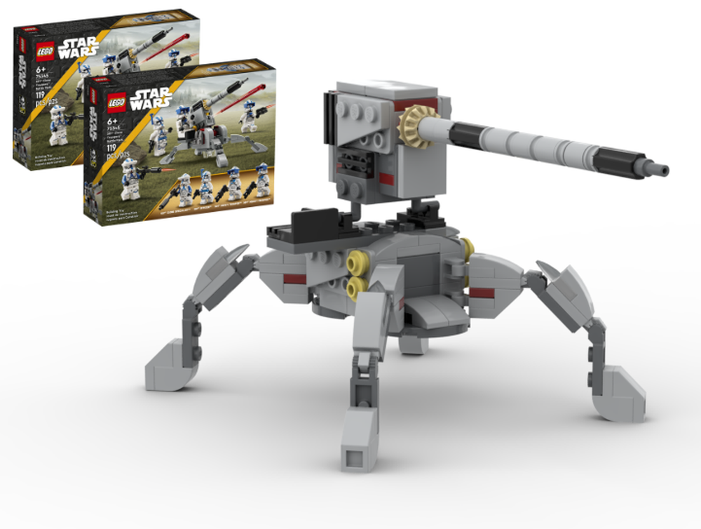 Lego AV-7 Cannon 2x 75345 501st Battle Pack Alternate Build