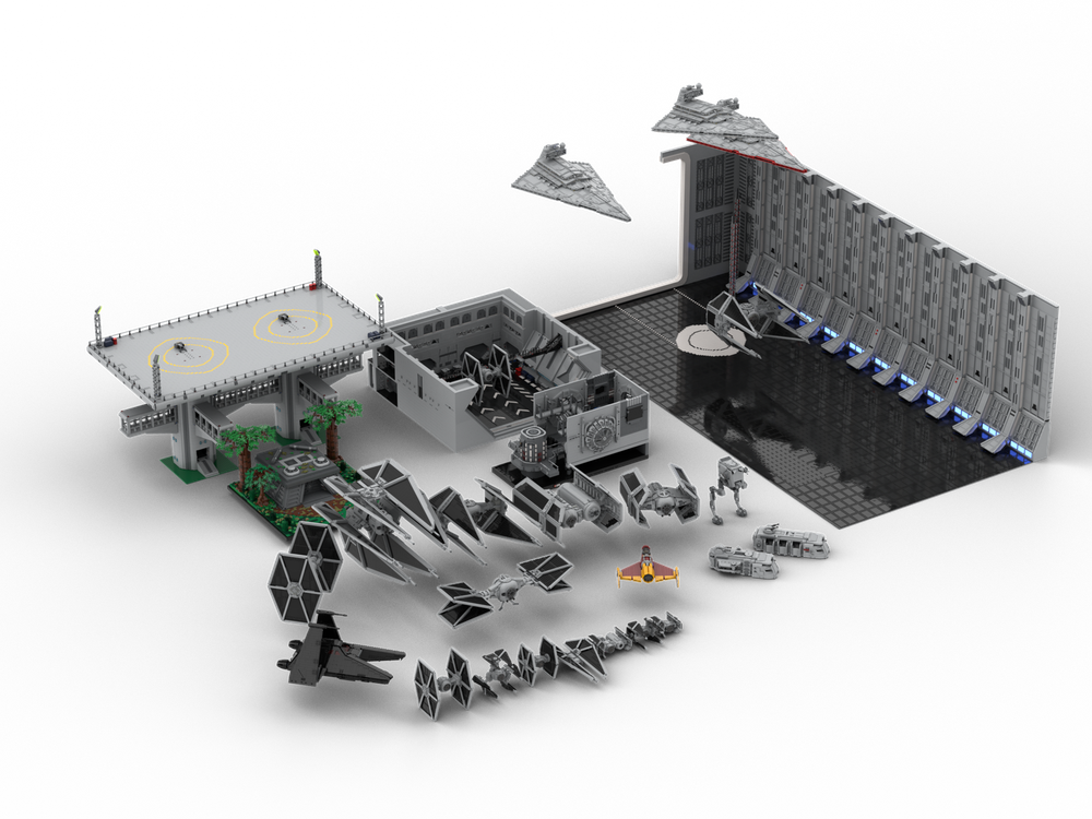 Lego SW Empire Big Collection ! Imperial fleet Large Bundle and Imperial facilities BUNDLE