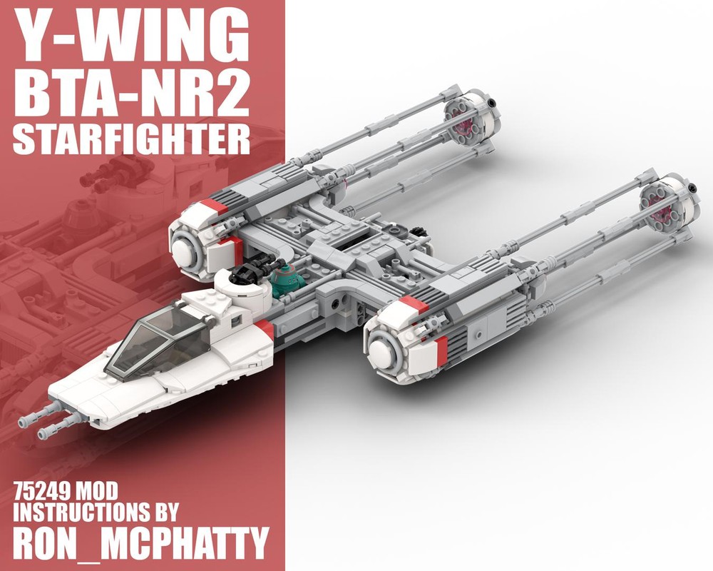 Lego Resistance Y-Wing BTA-NR2 set 75249 MOD