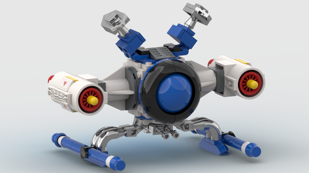 Lego COSMOLINER Captain Future POPY Version Customized