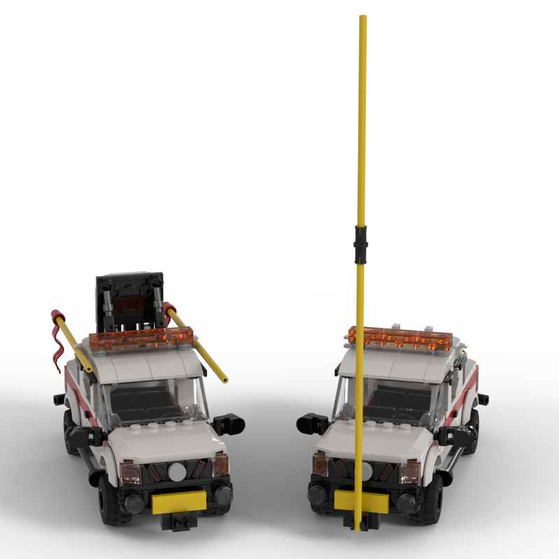 Lego Toyota Hilux Pickup Truck - White - Escort - MST