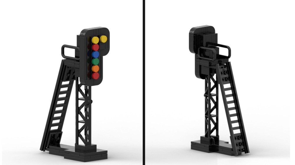 Lego Signalisation ferroviaire - Railway signaling MOC