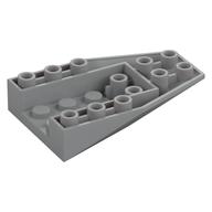 Lego Brick Wedged, Sloped Inverted 6 x 4 with 4 Stud Connections / Light Bluish Gray