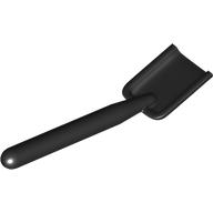 Lego Equipment Shovel [Rounded Handle End] / Black