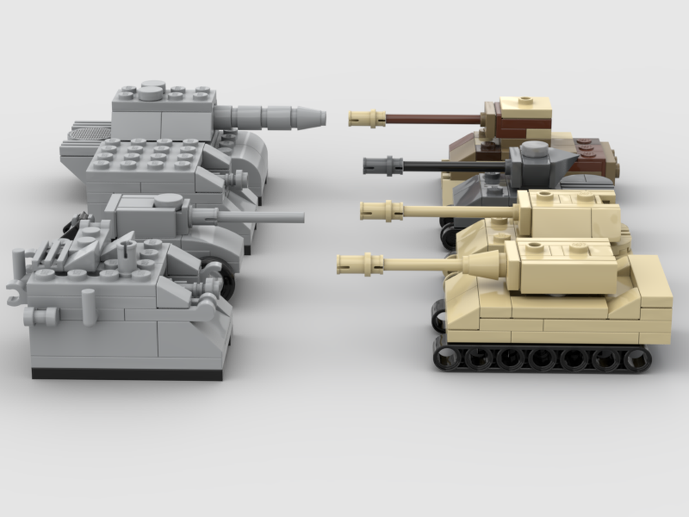 Lego Mighty Micro Tanks