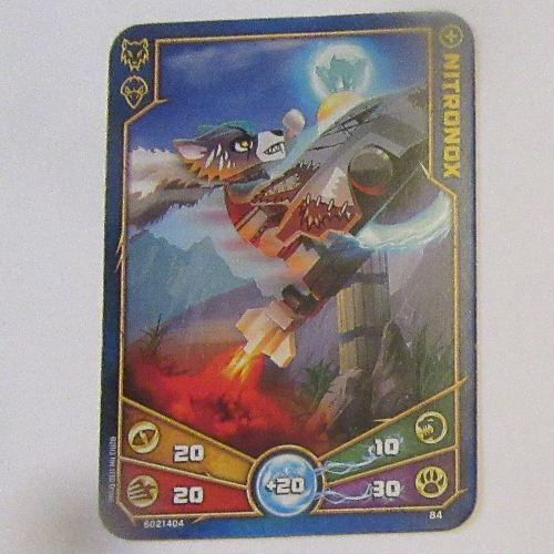 Lego Trading Card, Legends of Chima Deck #1: 84 [Nitronox]