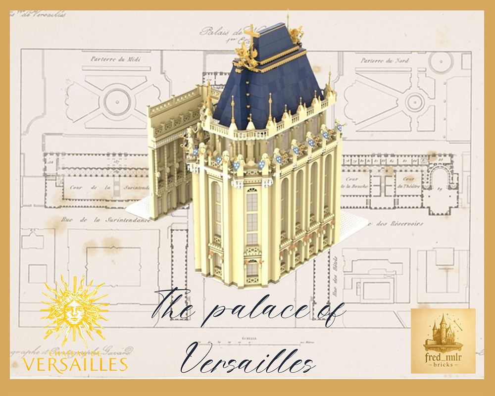 Lego Château de Versailles part 6 " chapelle royale " - LEGO Model (6880 pieces)